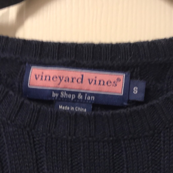 Vineyard Vines Women’s Navy Sweater Size Small - Picture 2 of 5
